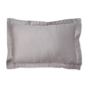 Grey Oxford Sateen Pillowcase Pair