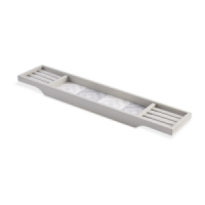 Aldi  Grey Knox Decorative Bath Tray