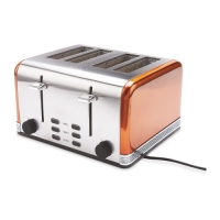 Aldi  Ambiano Copper 4 Slice Toaster