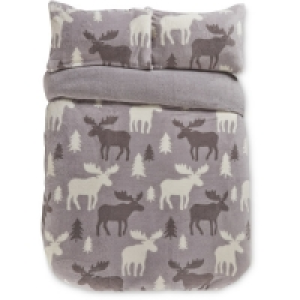Stag King Size Fleece Duvet Set £34.99