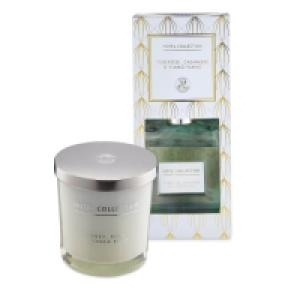 White Candle And Reed Diffuser Set