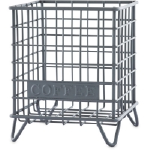 Grey Coffee Mini Wire Storage