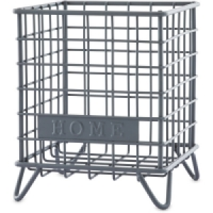 Grey Home Mini Wire Storage