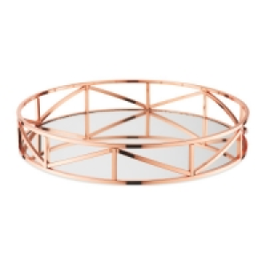 Aldi  Kirkton House Rose Gold Drinks Tray