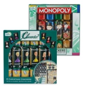 Hasbro Monopoly & Cluedo Cracker Set