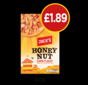 Budgens  Jacks Honey Nut Cornflakes