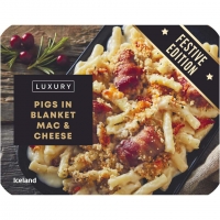 Iceland  Iceland Luxury Pigs in Blanket Mac & Cheese 400g