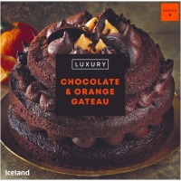Iceland  Iceland Luxury Chocolate and Orange Gateau 850g