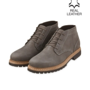 Avenue Mens Grey Desert Boots £17.99