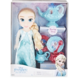 Disney Frozen Elsa Doll With Tea Set