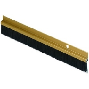 DOOR BRUSH DRAUGHT EXCLUDER GOLD 838mm