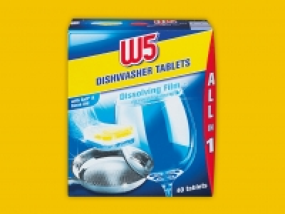 W5 Dishwasher Tablets £1.99