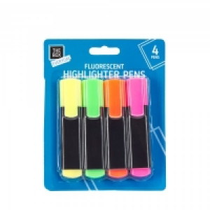 Highlighter Pens Neon 4 Pack
