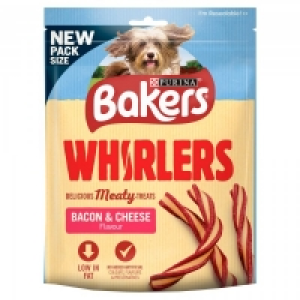 Bakers Dog Treat Bacon and Cheese Whirlers 130G