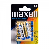 JTF  Maxell AA LR6 4+2 6 Blister Pack
