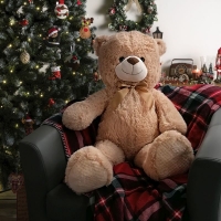QDStores  Jumbo Bear Plush Cuddly Toy 100cm