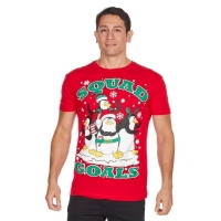 QDStores  Mens Squad Christmas T-Shirt Small