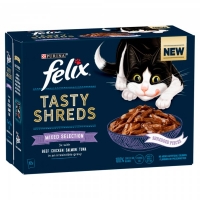 JTF  Felix Tasty Shreds Mixed Selection 12x80g