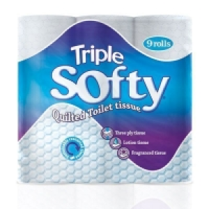 QDStores  Sofcell WHITE Triple Softy 9 Roll