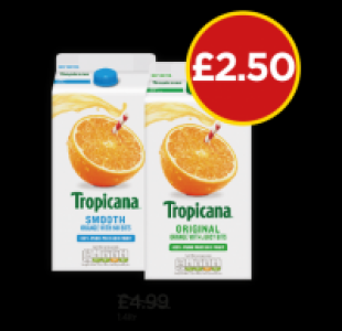 Budgens  Tropicana Smooth Orange Juice, Original Orange Juice