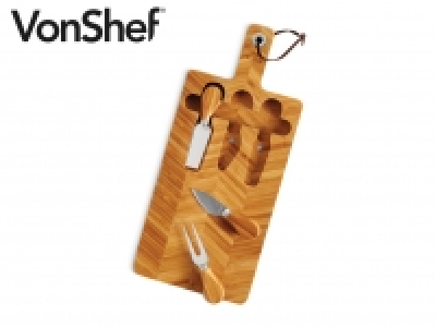 Lidl  Vonchef Herringbone Cheese Board & Knife Set