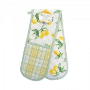 Country Club Lemons Double Oven Glove