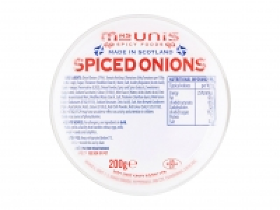 MRS Unis Spiced Onions £0.89
