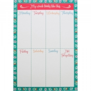 Mexicana Party Weekly Magnetic Planner