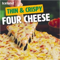 Iceland  Iceland Thin & Crispy Four Cheese 300g