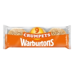 Warburtons 9 Crumpets £1.00