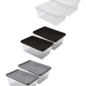 Aldi  12L Storage Boxes 2 Pack