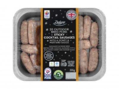 Deluxe 20 Sticky Cocktail Sausages with a Honey & Mustard Sa