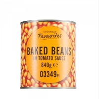 JTF  Everyday Favourites Beans in tomato sauce 840g