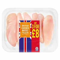 Iceland  Iceland Class A Fresh British Chicken Breast Fillets Skinles
