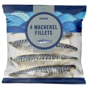 Iceland 4 Mackerel Fillets 400g £4.00
