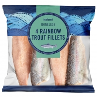 Iceland  Iceland 4 Rainbow Trout Fillets 400g