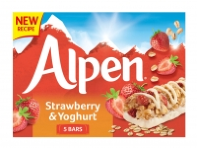 Alpen Strawberry & Yoghurt Bars £0.99