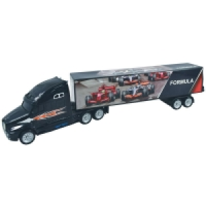 QDStores  Team Power Black F1 Truck Toy 39cm