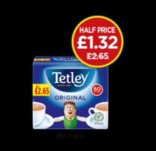 Tetley Tea Bags £1.32