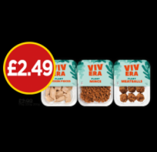 Budgens  Vivera Plant Chicken Pieces, Mince, Meatballs