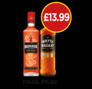 Budgens  Beefeater London Blood Orange Gin, Whyte & Mackay