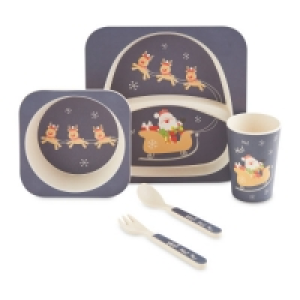 Childrens Santa Dinner Set
