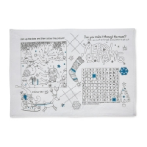 Aldi  Wordsearch Colour-In Placemat