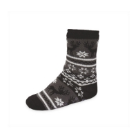 Aldi  Lily & Dan Kids Grey Slipper Socks