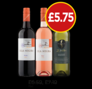 Isla Negra Seashore Merlot Cabernet Sauvignon, Seashore Rose £5.75