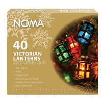 Partridges Noma Noma 40 Victorian Lantern Christmas Tree Lights Multi - Indo