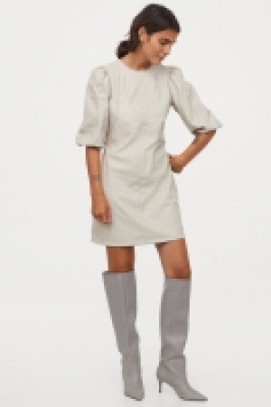 Imitation leather dress £10.00