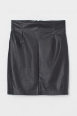 Imitation leather skirt £6.00