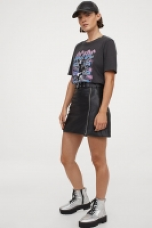 Imitation leather skirt £12.00