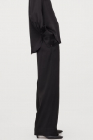 Tailored silk-blend trousers £35.00